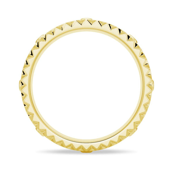 Modern Sunshine Round Cut Moissanite Fashion Ring