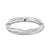 Twisted Band Pavé Moissanite Wedding Band with Anniversary Stone Accent
