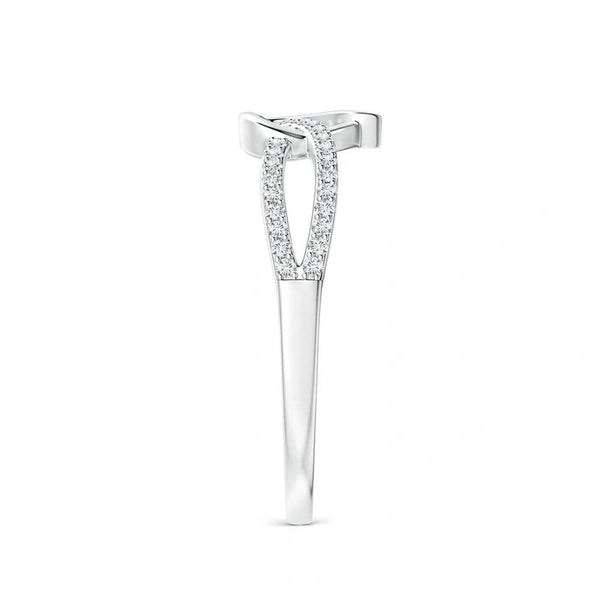 Lab Grown Diamond Infinity Heart Promise Ring