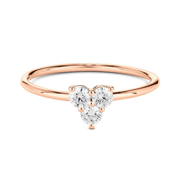 Mini Trio Lab Grown Diamond Promise Ring