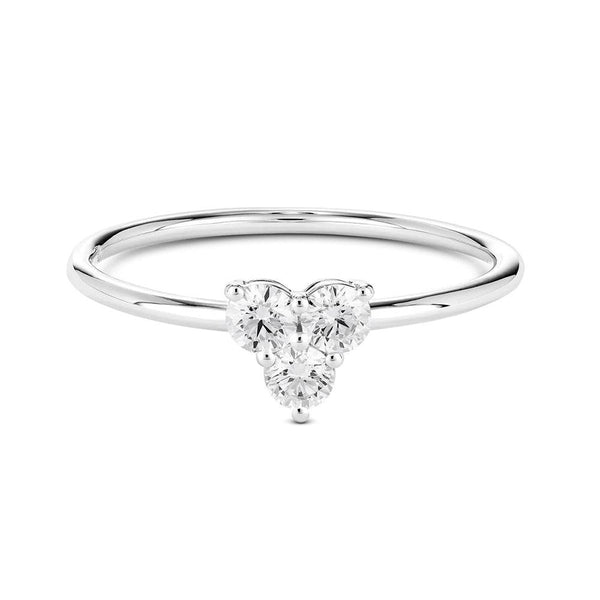 Mini Trio Lab Grown Diamond Promise Ring