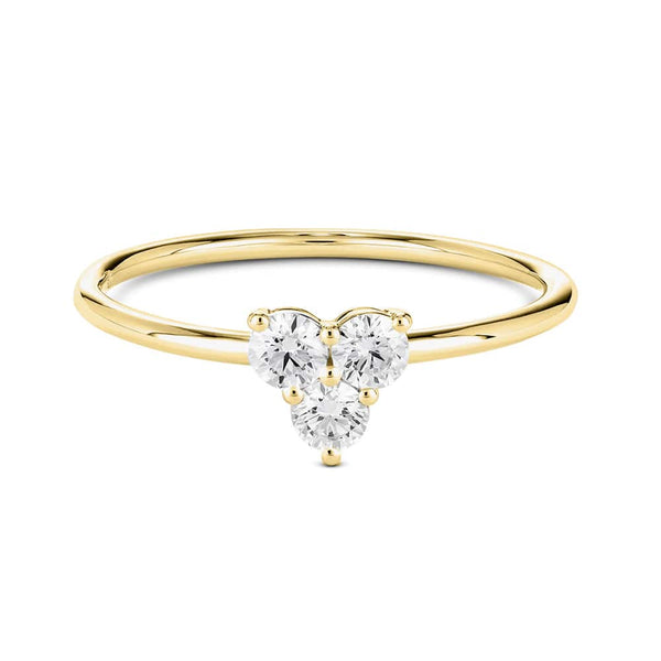 Mini Trio Lab Grown Diamond Promise Ring