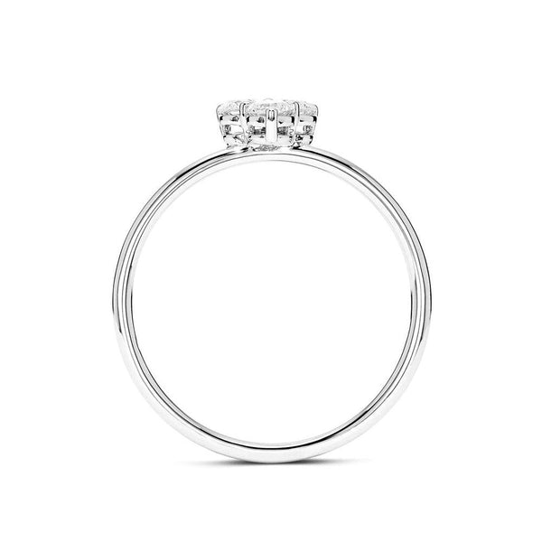 Mini Trio Lab Grown Diamond Promise Ring