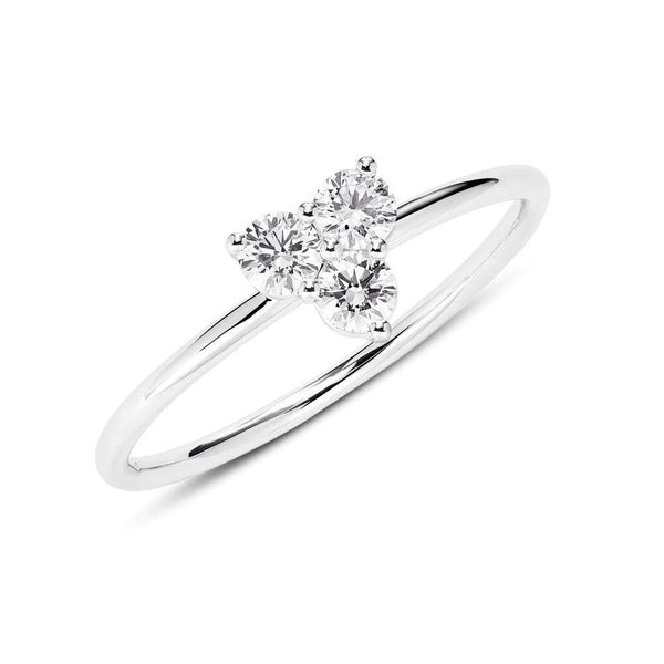 Mini Trio Lab Grown Diamond Promise Ring