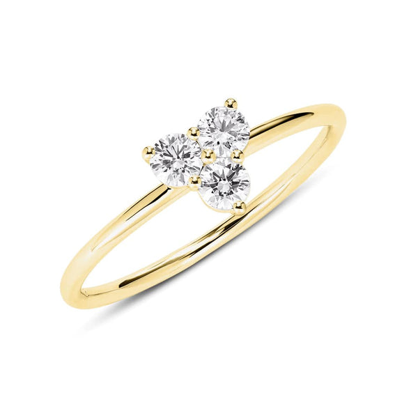 Mini Trio Lab Grown Diamond Promise Ring