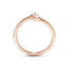Marquise and Pear Cut Lab Grown Diamond Toi et Moi Promise Ring