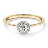 Round Cluster Lab Grown Diamond Promise Ring