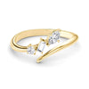 Mixed Cut Three Stone Lab Grown Diamond Promise Ring