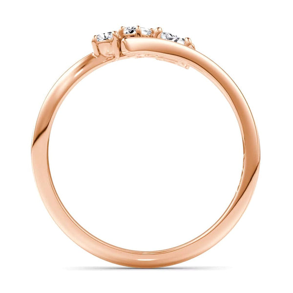 Mixed Cut Three Stone Lab Grown Diamond Promise Ring