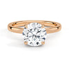 Classic Round Solitaire Brilliant Moissanite Engagement Ring