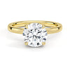 Classic Round Solitaire Brilliant Moissanite Engagement Ring