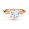 Classic Solitaire Heart Shaped Moissanite Engagement Ring