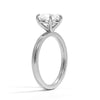 Classic Solitaire Heart Shaped Moissanite Engagement Ring