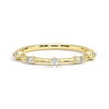 Shared Prong Lab Grown Diamond Spaced Band