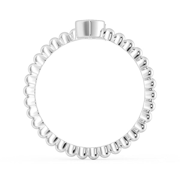 Lab Grown Diamond Personalized Initial Promise Ring