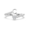Lab Grown Diamond Personalized Initial Promise Ring