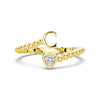 Lab Grown Diamond Personalized Initial Promise Ring