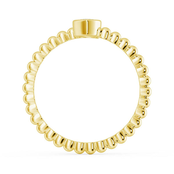 Lab Grown Diamond Personalized Initial Promise Ring