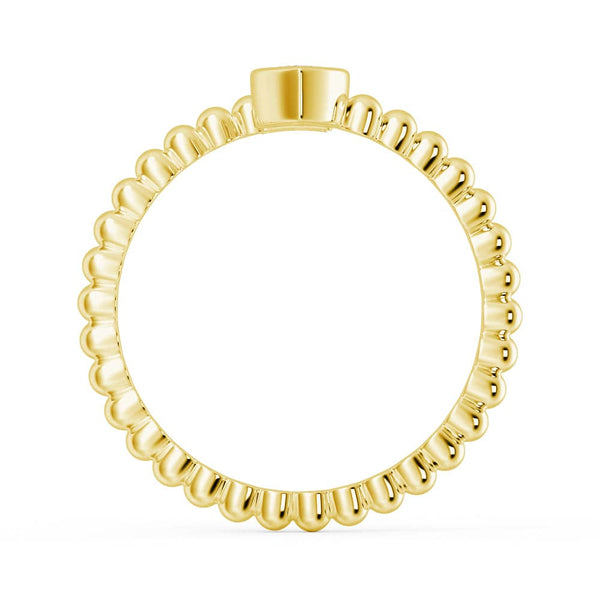 Lab Grown Diamond Personalized Initial Promise Ring