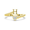 Lab Grown Diamond Personalized Initial Promise Ring