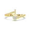Lab Grown Diamond Personalized Initial Promise Ring