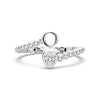 Lab Grown Diamond Personalized Initial Promise Ring