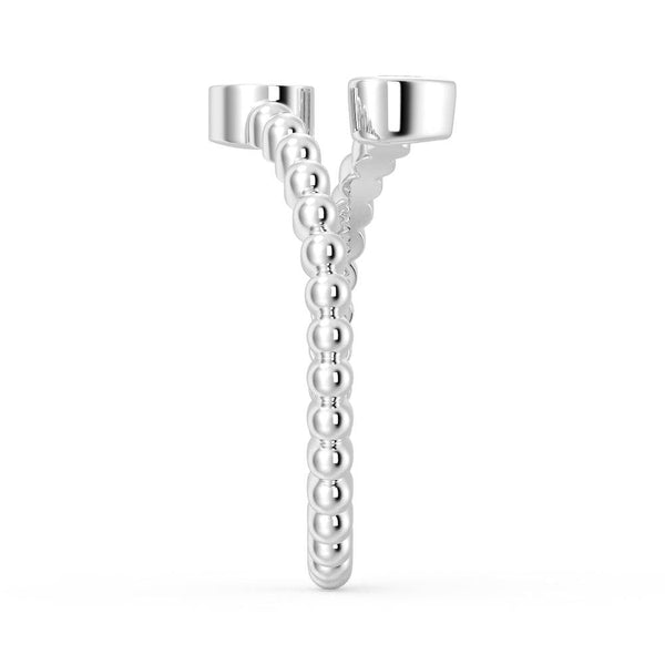 Lab Grown Diamond Personalized Initial Promise Ring