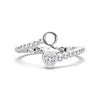 Lab Grown Diamond Personalized Initial Promise Ring