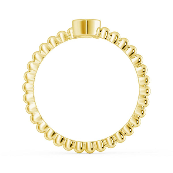 Lab Grown Diamond Personalized Initial Promise Ring