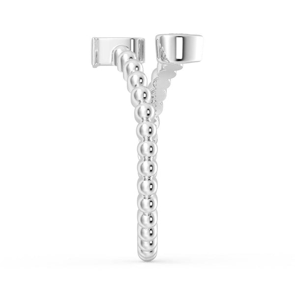 Lab Grown Diamond Personalized Initial Promise Ring