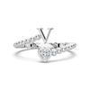 Lab Grown Diamond Personalized Initial Promise Ring