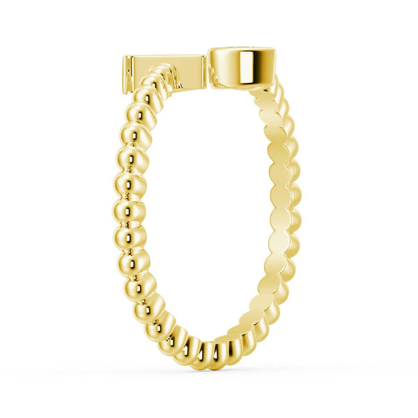 Lab Grown Diamond Personalized Initial Promise Ring