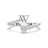 Lab Grown Diamond Personalized Initial Promise Ring