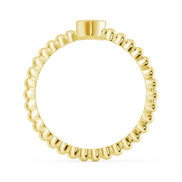 Lab Grown Diamond Personalized Initial Promise Ring