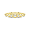 Beaded Lab Grown Diamond 5 Stone Promise Ring