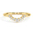 Graduated Lab Grown Diamond Crescent Ring