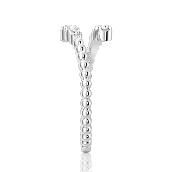 Ethereal Wave Lab Grown Diamond Open Band Ring