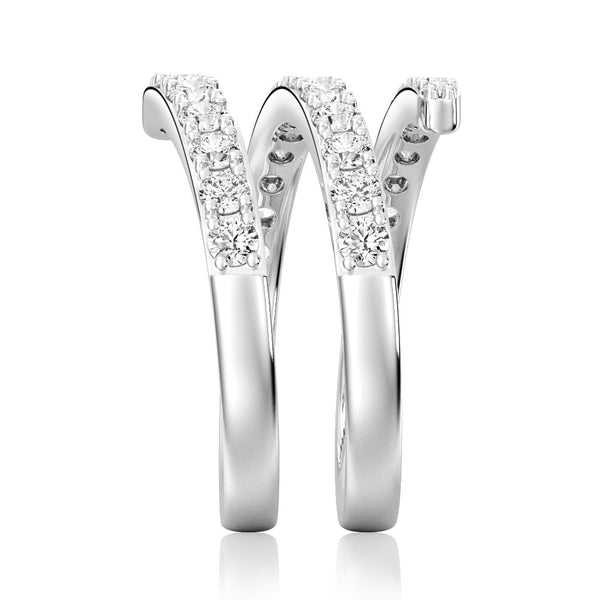 Triple Band Lab Grown Diamond Ring