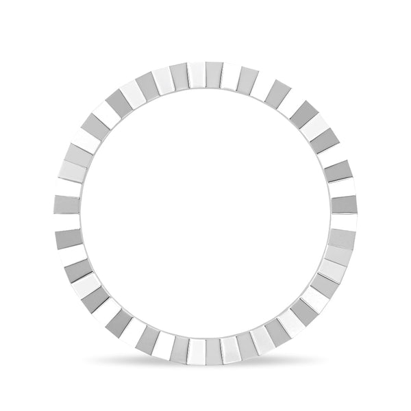 Geometric Lab Grown Diamond Half Eternity Ring