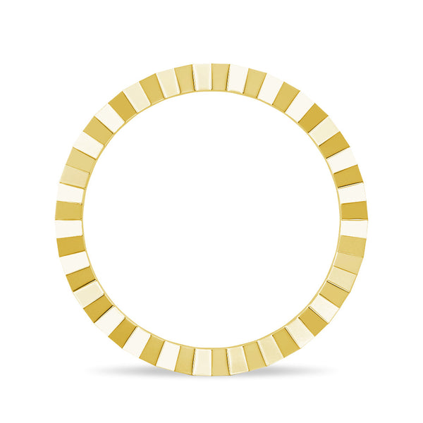 Geometric Lab Grown Diamond Half Eternity Ring