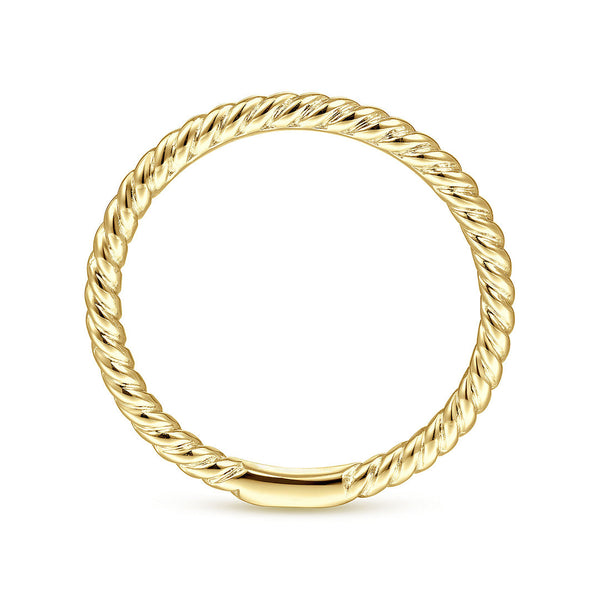 Rope Twist Band Ring