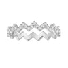 Zigzag Pave Promise Ring