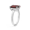 Toi et Moi Personalized Garnet Birthstone Anniversary Ring