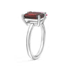 Toi et Moi Personalized Garnet Birthstone Anniversary Ring