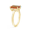 Toi et Moi Personalized Citrine Birthstone Anniversary Ring