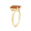 Toi et Moi Personalized Citrine Birthstone Anniversary Ring