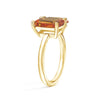 Toi et Moi Personalized Citrine Birthstone Anniversary Ring