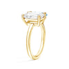 Toi et Moi Personalized White Sapphire Birthstone Anniversary Ring