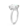 Toi et Moi Personalized White Sapphire Birthstone Anniversary Ring