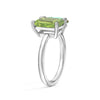 Toi et Moi Personalized Peridot Birthstone Anniversary Ring
